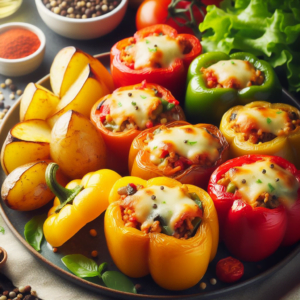 Low FODMAP Italian Stuffed Peppers