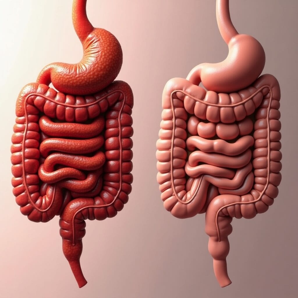 Differences between Crohn's and colitis