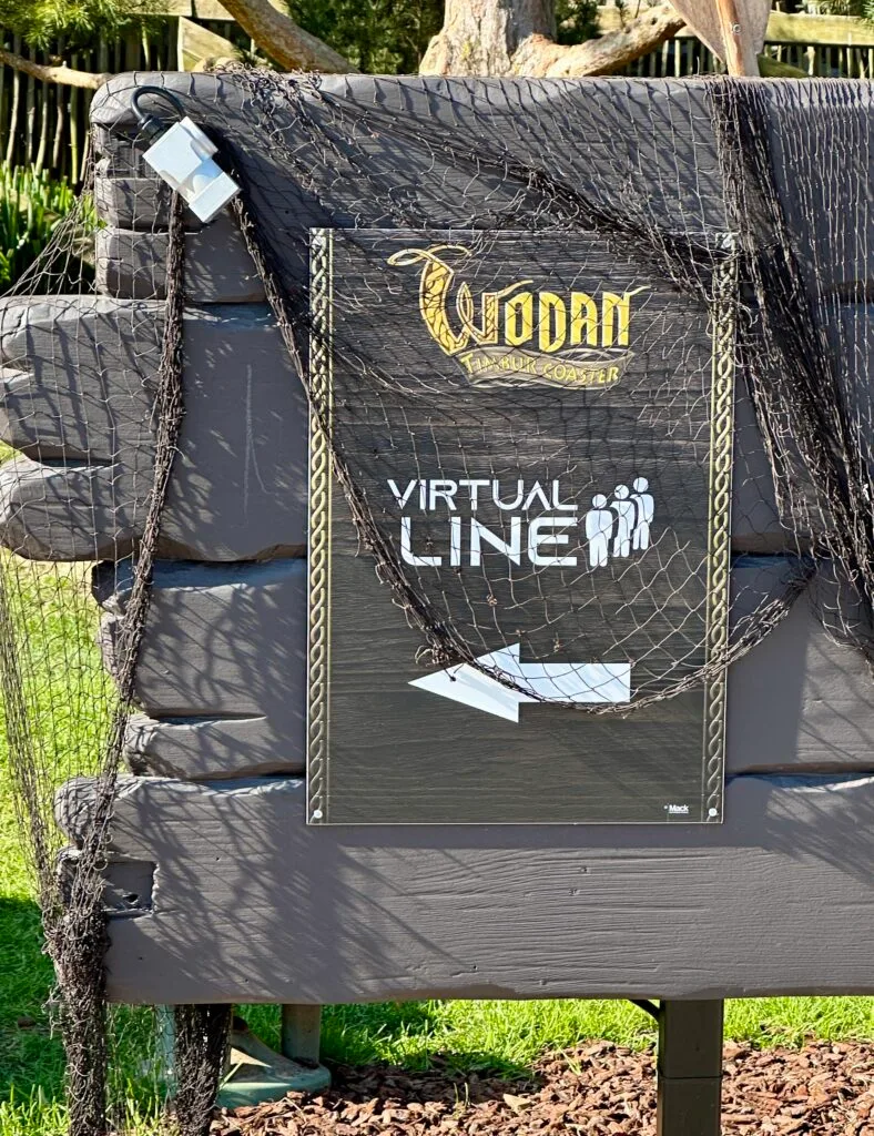 Europa Park virtual line
